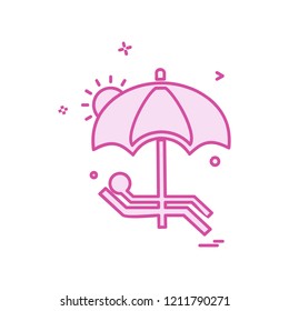 Swimming icon design vector