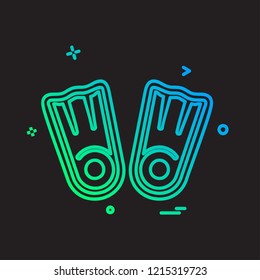 Swimming icon design vector