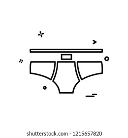 Swimming icon design vector
