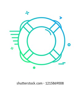 Swimming icon design vector