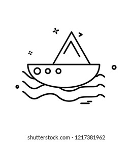 Swimming icon design vector