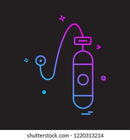 Swimming icon design vector