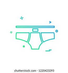 Swimming icon design vector