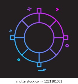 Swimming icon design vector 
