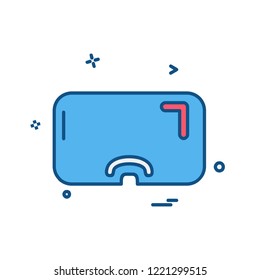 Swimming icon design vector