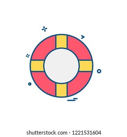 Swimming icon design vector 