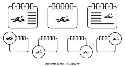 swimming icon. Elements of sportsman icon. Premium quality graphic design icon. Signs and symbols collection icon for websites, web design, mobile app on white background