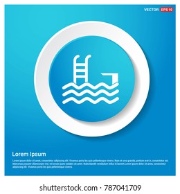 Swimming Icon - EPS 10
