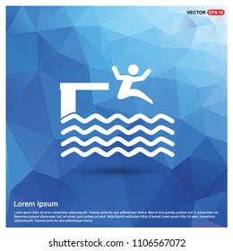 Swimming Icon - free vector icon