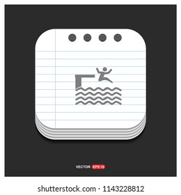 Swimming Icon - Free vector icon