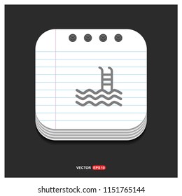 Swimming Icon - Free vector icon