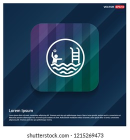 Swimming Icon - Free vector icon