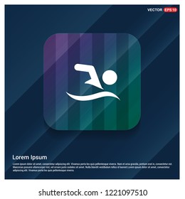 Swimming Icon - Free vector icon
