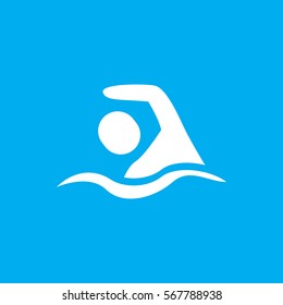 swimming icon illustration isolated vector sign symbol