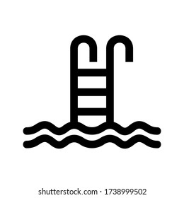 swimming  icon or logo isolated sign symbol vector illustration - high quality black style vector icons
