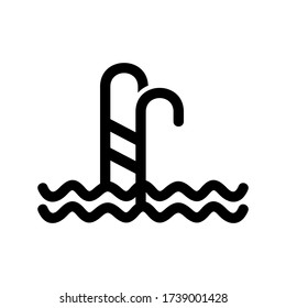 swimming  icon or logo isolated sign symbol vector illustration - high quality black style vector icons
