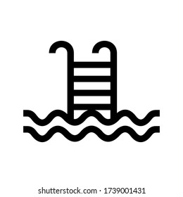 swimming  icon or logo isolated sign symbol vector illustration - high quality black style vector icons
