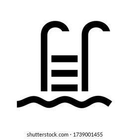 swimming  icon or logo isolated sign symbol vector illustration - high quality black style vector icons

