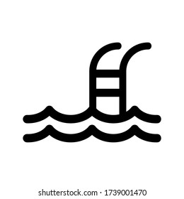 swimming  icon or logo isolated sign symbol vector illustration - high quality black style vector icons
