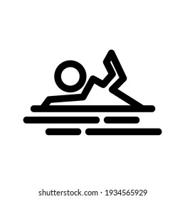 swimming icon or logo isolated sign symbol vector illustration - high quality black style vector icons
