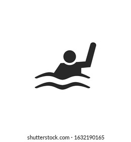 Swimming Icon template color editable. Swimming Pool symbol vector sign isolated for graphic and web design.
