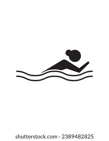 swimming icon, vector best flat icon.