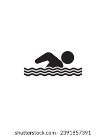 swimming icon, vector best flat icon.