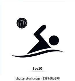 Swimming icon. Vector Illustration design. EPS10
