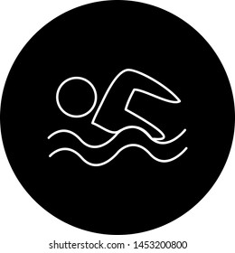 Swimming icon for your project
