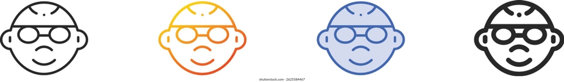 swimming icon.Thin Linear, Gradient, Blue Stroke and bold Style Design Isolated On White Background