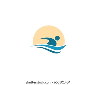 Swimming logo