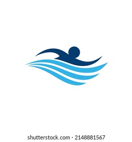 Swimming Logo can be use for icon, sign, logo and etc