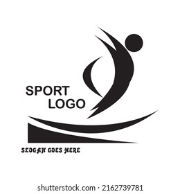 swimming logo vector and illustration