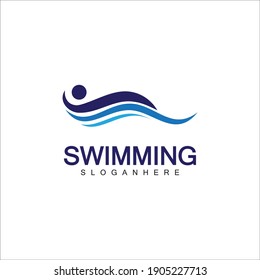 Swimming Logo Vector Illustration Designswimming Club Stock Vector ...