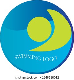 swimming logo for your work design