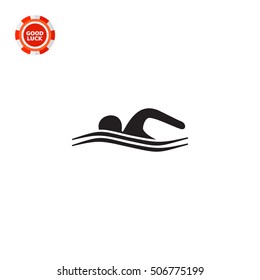 Swimming Man Icon