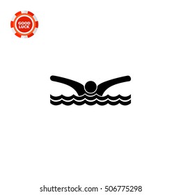 Swimming Man Icon