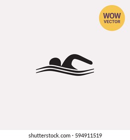 Swimming Man Icon