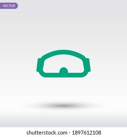 swimming mask icon. Vector illustration EPS 10.