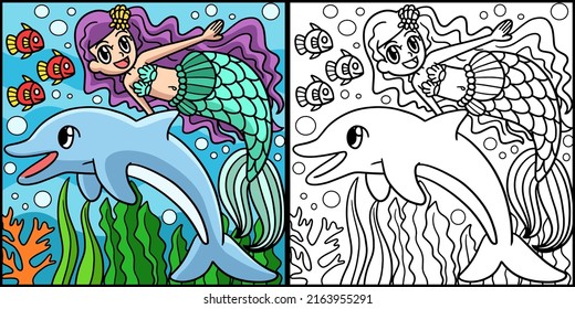 1,142 Colouring picturs of dolphins Images, Stock Photos & Vectors ...