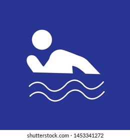Swimming Person icon for your project
