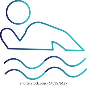 Swimming Person icon for your project
