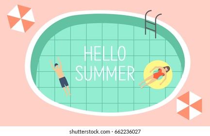 Swimming pool.