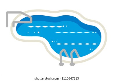 Swimming Pool Clip Art Stock Vector (Royalty Free) 1110647213 ...