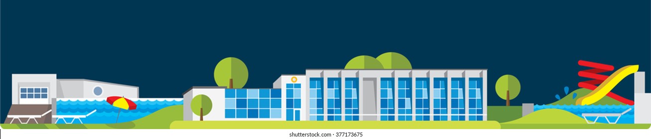 Swimming pool complex