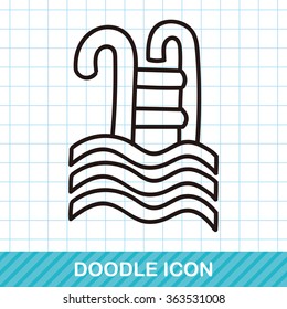 swimming pool doodle