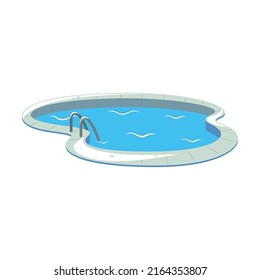 swimming pool Flat vector icon which can easily modify or edit 