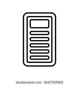 Swimming pool float or mattress icon