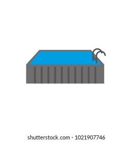 Swimming pool icon