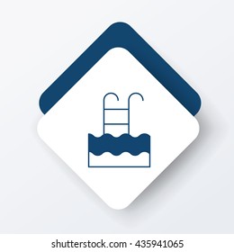 swimming pool icon
